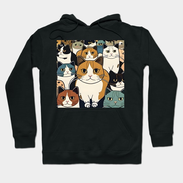 Cat Ready War - Cat Lover Hoodie by Jason Smith